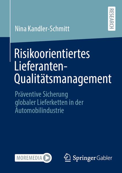 Produktbild: Risikoorientiertes Lieferanten-Qualit&auml;tsmanagement