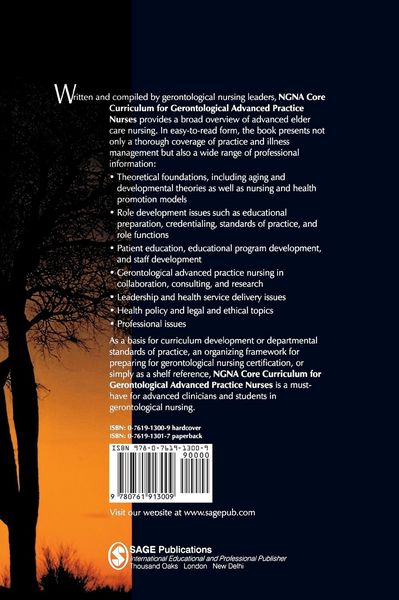 Produktbild: NGNA Core Curriculum for Gerontological Advanced Practice Nurses