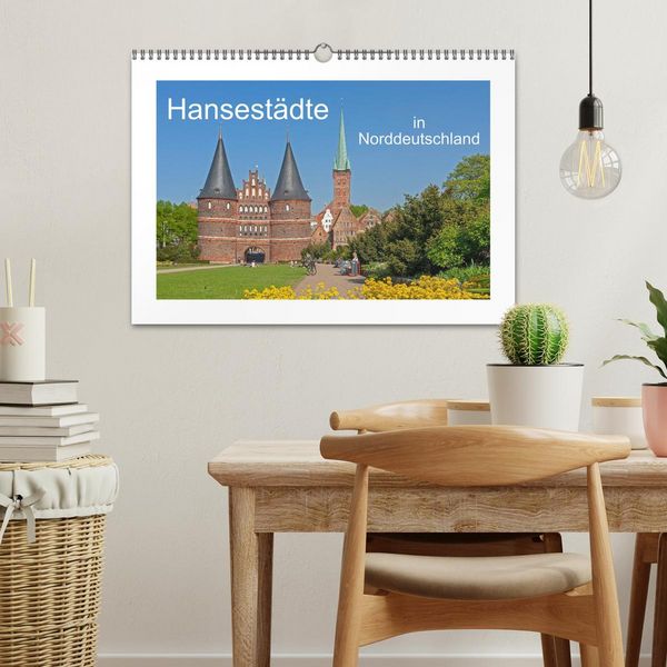Produktbild: Hansest&auml;dte in Norddeutschland (Wandkalender 2026 DIN A3 quer), CALVENDO Monatskalender