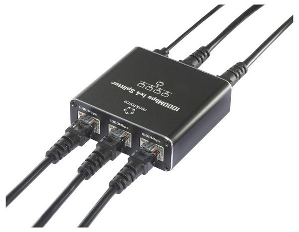Produktbild: Renkforce RF-6739680 RF-GES-400 Netzwerk Switch RJ45 5 Port 1 GBit/s USB-Stromversorgung