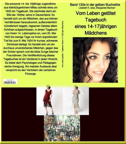 Produktbild: Vom Leben get&ouml;tet - Tagebuch eines 14-17j&auml;hrigen M&auml;dchens - Band 130e in der gelben Buchreihe bei J&uuml;rgen Ruszkowski