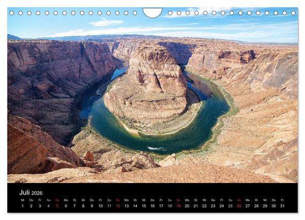 Produktbild: Traumreisen USA (Wandkalender 2026 DIN A4 quer), CALVENDO Monatskalender