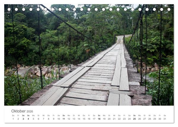 Produktbild: Ecuador - Regenwald und Vulkane (Tischkalender 2026 DIN A5 quer), CALVENDO Monatskalender