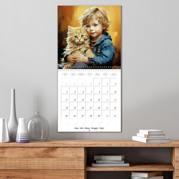 Produktbild: Children and Pets (Wall Calendar 2026 12 &times; 12 Inch) CALVENDO 12 Month Wall Calendar