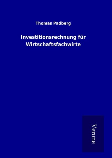 Produktbild: Investitionsrechnung f&uuml;r Wirtschaftsfachwirte