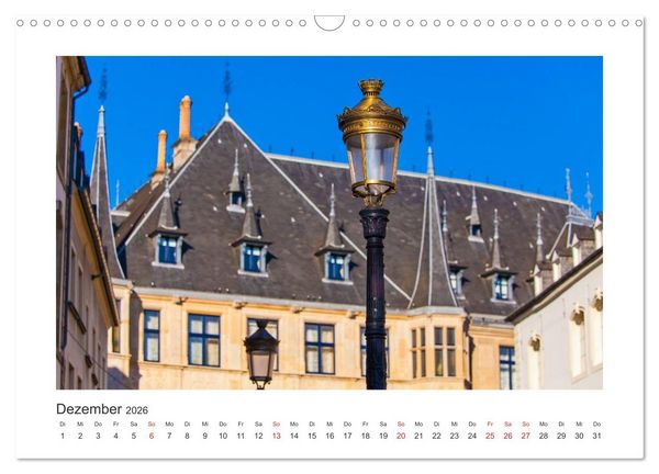 Produktbild: LUXEMBURG Stadt der Kontraste (Wandkalender 2026 DIN A3 quer), CALVENDO Monatskalender