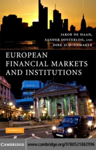 Produktbild: European Financial Markets and Institutions