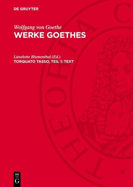 Produktbild: Torquato Tasso, Teil 1: Text