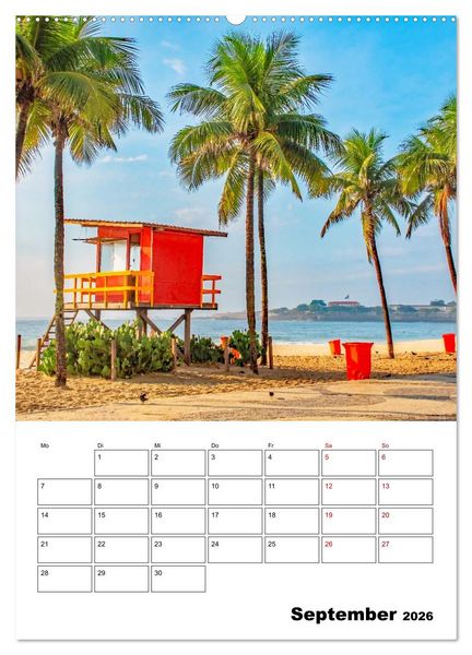 Produktbild: Rio de Janeiro - Reiseplaner (Wandkalender 2026 DIN A2 hoch), CALVENDO Monatskalender