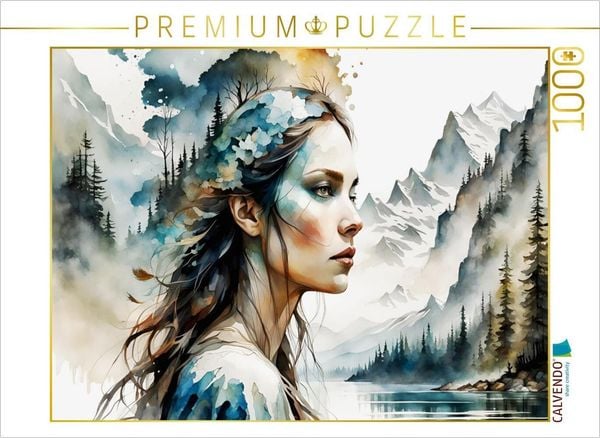 Produktbild: CALVENDO Puzzle Die Naturliebende | 1000 Teile Lege-Gr&ouml;&szlig;e 64x48cm Foto-Puzzle f&uuml;r gl&uuml;ckliche Stunden