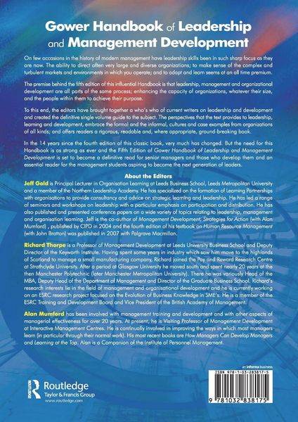 Produktbild: Gower Handbook of Leadership and Management Development