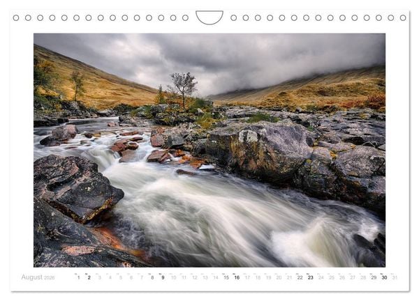 Produktbild: Schottland - Ein Roadtrip durch die herbstlichen Highlands (Wandkalender 2026 DIN A4 quer), CALVENDO Monatskalender