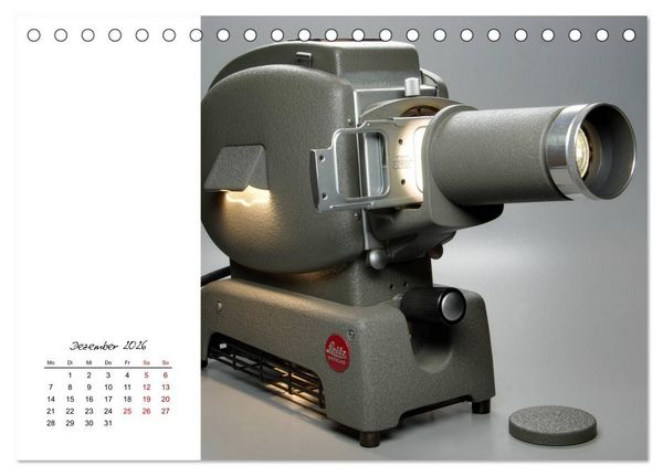 Produktbild: Alte Sch&auml;tze - Kameras und Projektoren (Tischkalender 2026 DIN A5 quer), CALVENDO Monatskalender