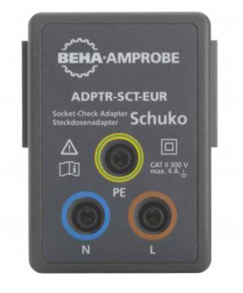 Produktbild: Beha Amprobe 4854899 ADPTR-SCT-EUR Elektriker Pr&uuml;fadapter 1St.
