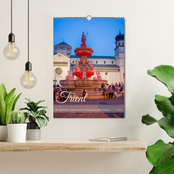 Produktbild: Trient - Die gl&uuml;ckliche Stadt zwischen Dolomiten und Gardasee (Wandkalender 2026 DIN A3 hoch), CALVENDO Monatskalender
