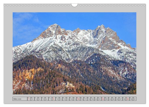 Produktbild: Gr&uuml;&szlig;e aus Saalfelden (Wandkalender 2026 DIN A3 quer), CALVENDO Monatskalender