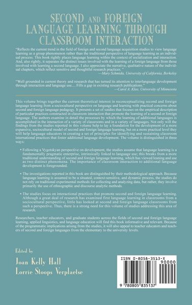 Produktbild: Second and Foreign Language Learning Through Classroom Interaction