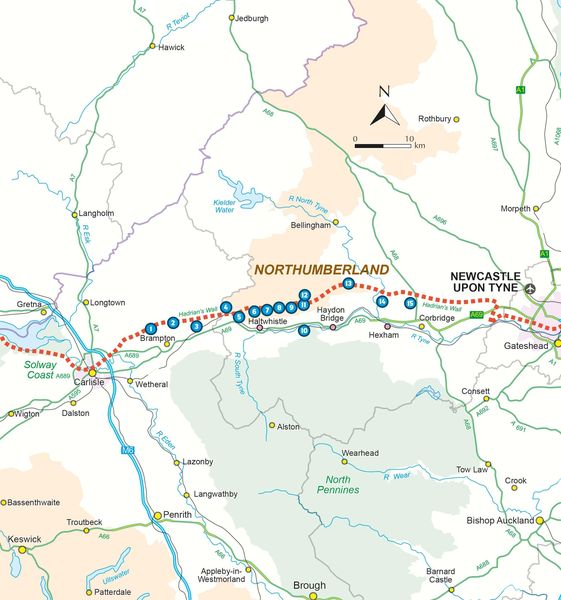 Produktbild: Short Walks Hadrian's Wall