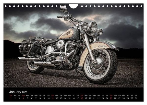 Produktbild: Motorbike Dreams (Wall Calendar 2026 DIN A4 landscape), CALVENDO 12 Month Wall Calendar