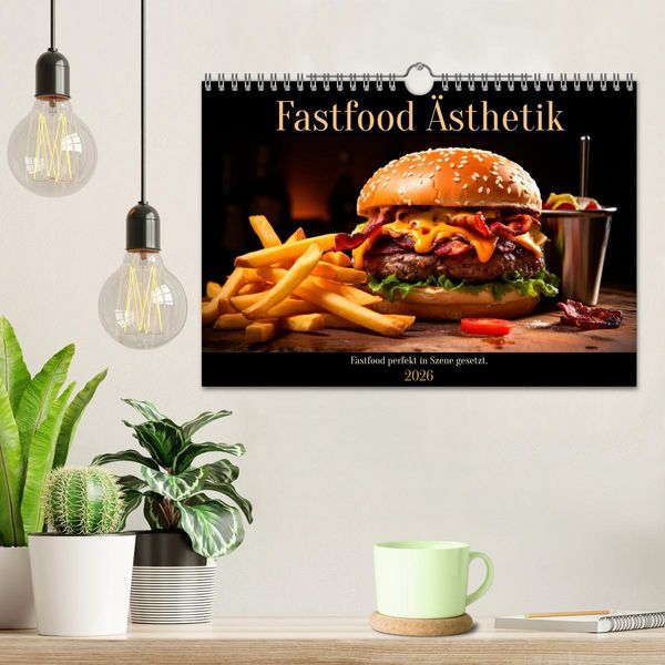 Produktbild: Fastfood &Auml;sthetik (Wandkalender 2026 DIN A4 quer), CALVENDO Monatskalender