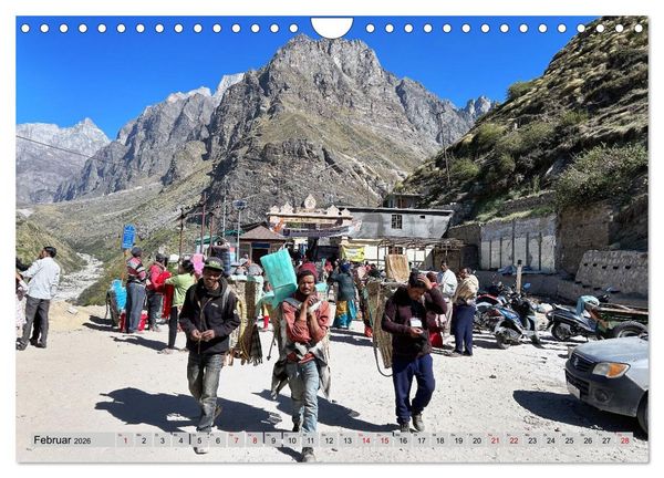 Produktbild: Uttarakhand &ndash; Land der G&ouml;tter (Wandkalender 2026 DIN A4 quer), CALVENDO Monatskalender
