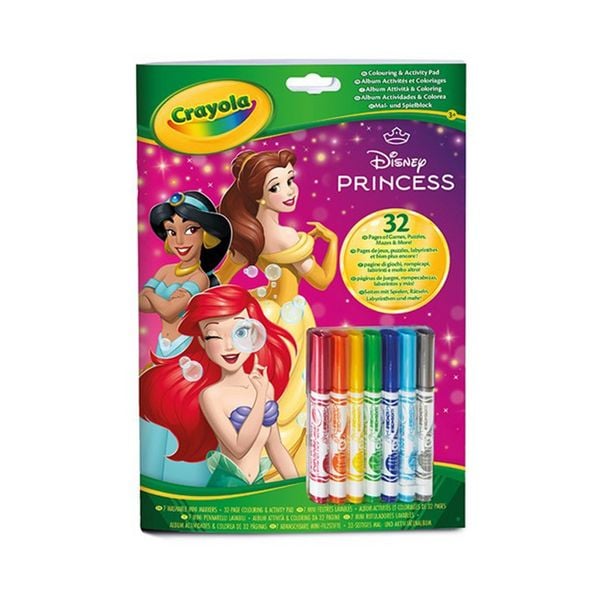 Produktbild: CRAYOLA - Mal- und Aktivit&auml;tenbuch Disney Prinzessinnen