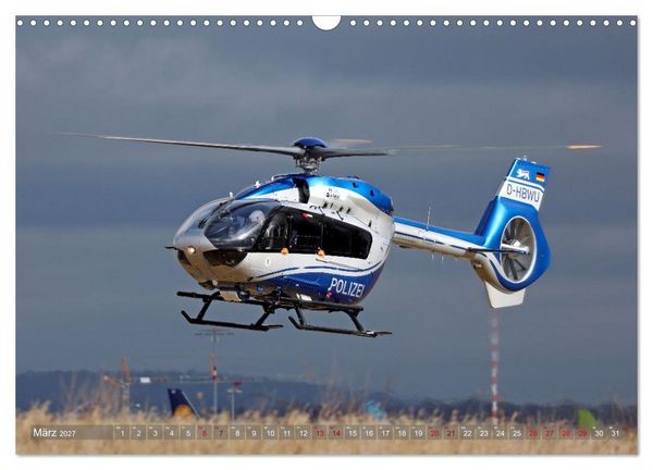 Produktbild: Helikopter in der Luft 2.0 (Wandkalender 2027 DIN A3 quer), CALVENDO Monatskalender