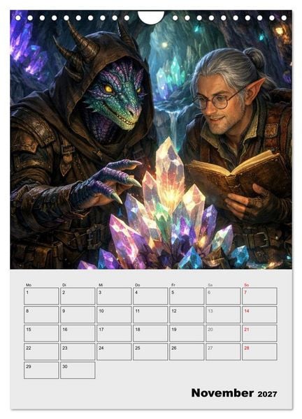 Produktbild: Mythische Gef&auml;hrten (Wandkalender 2027 DIN A4 hoch), CALVENDO Monatskalender