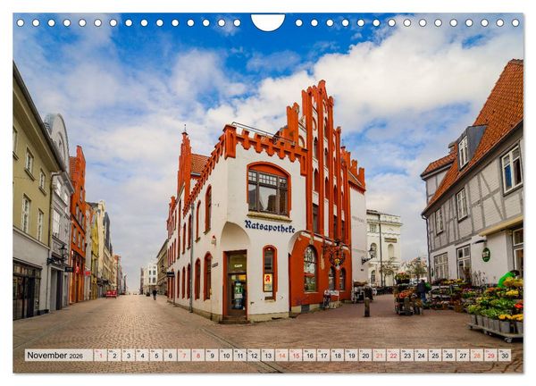 Produktbild: Wismar Impressionen (Wandkalender 2026 DIN A4 quer), CALVENDO Monatskalender