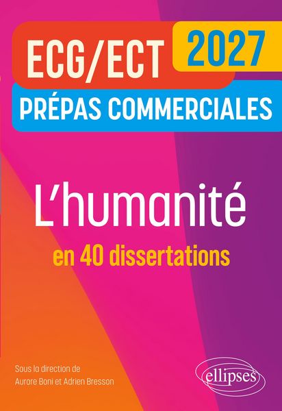 Produktbild: L'humanit&eacute; en 40 dissertations. Pr&eacute;pas commerciales ECG-ECT