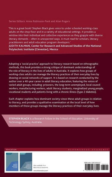 Produktbild: Literacy in the Lives of Working-Class Adults in Australia