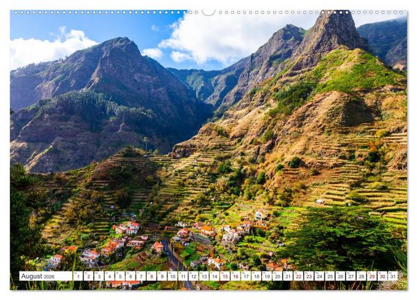 Produktbild: Madeira - Eine Perle im Atlantischen Ozean (hochwertiger Premium Wandkalender 2026 DIN A2 quer), Kunstdruck in Hochglanz