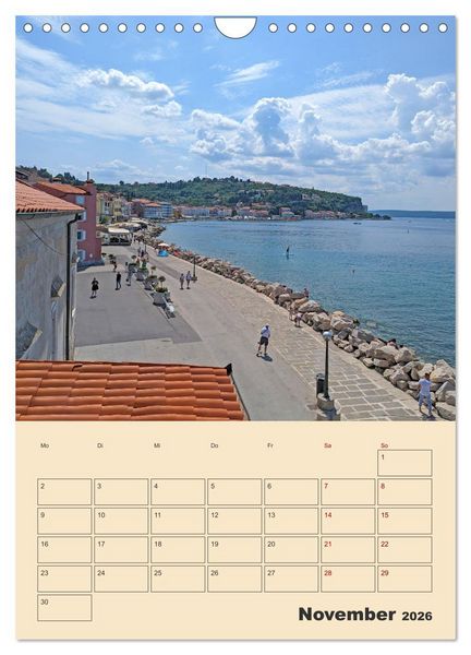 Produktbild: Piran, Sloweniens Perle am Mittelmeer (Wandkalender 2026 DIN A4 hoch), CALVENDO Monatskalender