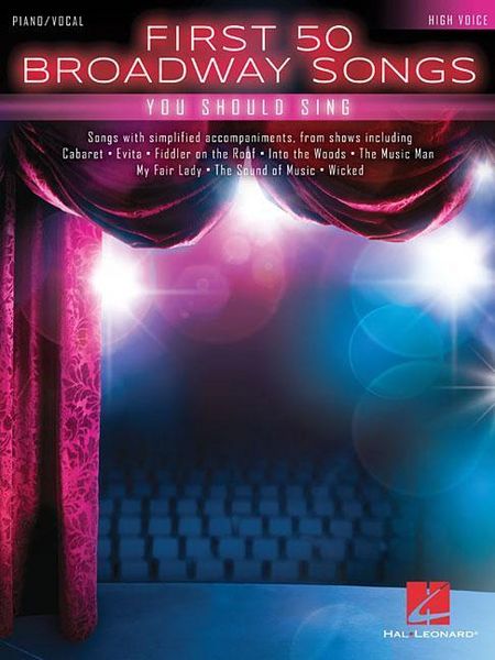 Produktbild: First 50 Broadway Songs You Should Sing