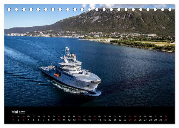 Produktbild: Erlebnis Norwegen: Narvik bis Troms&oslash; (Tischkalender 2026 DIN A5 quer), CALVENDO Monatskalender