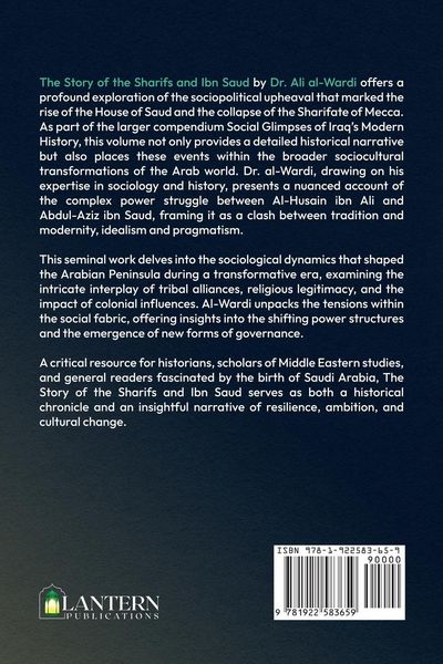 Produktbild: Social Glimpses of Iraq's Modern History- Story of the Sharifs and Ibn Saud