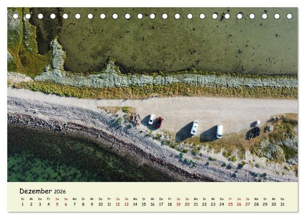 Produktbild: Unterwegs in D&auml;nemark von der Nordsee bis zur Ostsee (Tischkalender 2026 DIN A5 quer), CALVENDO Monatskalender