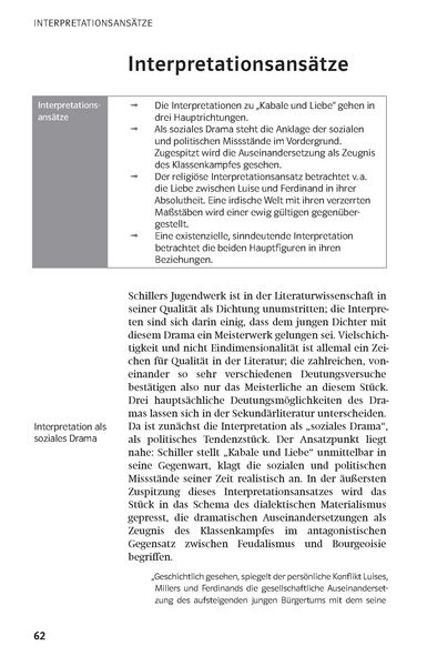Produktbild: Lekt&uuml;rehilfen Friedrich Schiller 'Kabale und Liebe'