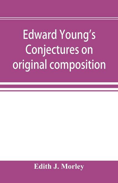 Produktbild: Edward Young's Conjectures on original composition