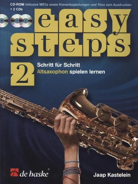 Easy Steps für Altsaxophon, m. 2 Audio-CDs + CD-ROM. Vol.2