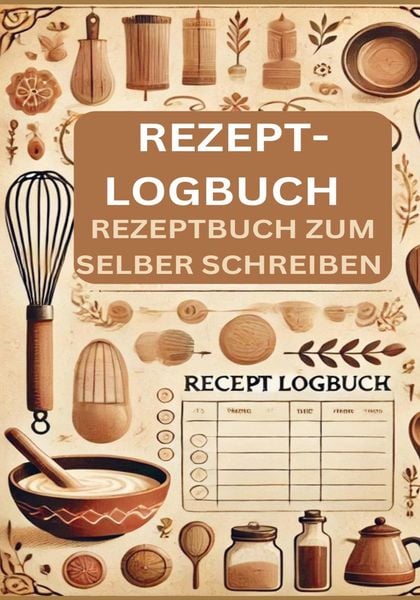 Produktbild: Barbara Schr&ouml;der: Rezept-Logbuch : Rezeptbuch zum selber sch