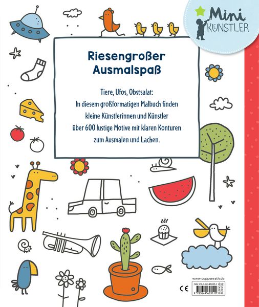 Produktbild: Mein gro&szlig;es Nie-wieder-Langeweile-Malbuch