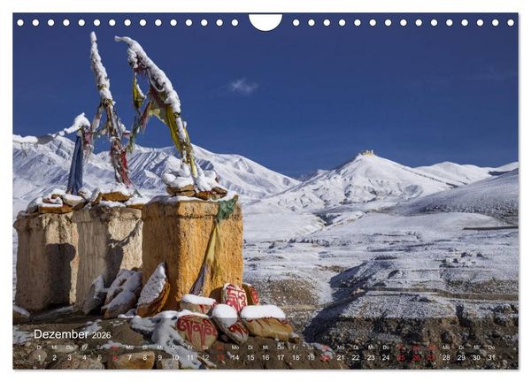 Produktbild: Faszinierende Landschaften der Welt: K&ouml;nigreich Mustang (Wandkalender 2026 DIN A4 quer), CALVENDO Monatskalender