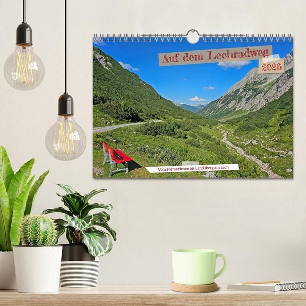 Produktbild: Vom Formarinsee bis Landsberg am Lech - Auf dem Lechradweg (Wandkalender 2026 DIN A4 quer), CALVENDO Monatskalender