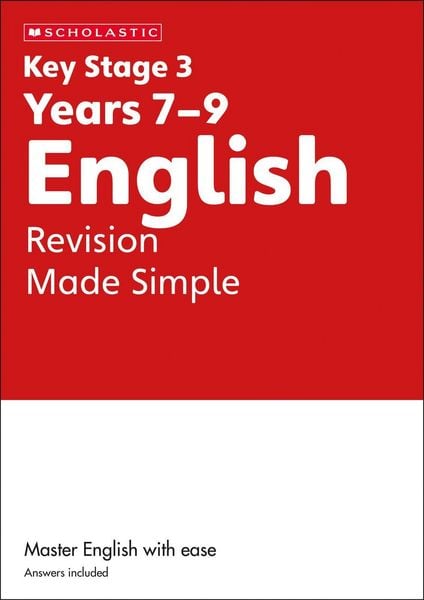 Produktbild: KS3 English Revision Made Simple Years 7-9 with answers.