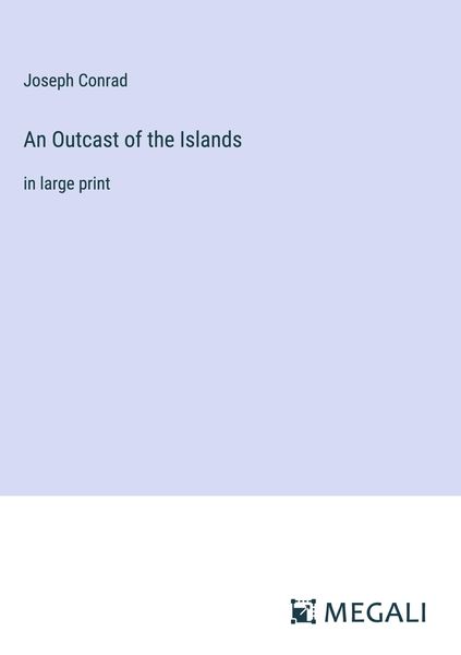 Produktbild: An Outcast of the Islands