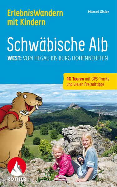 Produktbild: ROTHER Wanderbuch ErlebnisWandern mit Kindern Schw&auml;bische Alb West: