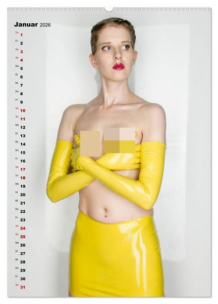 Produktbild: Yellow Latex (Wandkalender 2026 DIN A2 hoch), CALVENDO Monatskalender