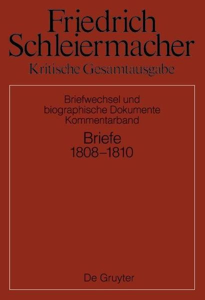Produktbild: Briefwechsel 1808-1810