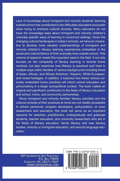 Produktbild: Multicultural Families, Home Literacies, and Mainstream Schooling (PB)